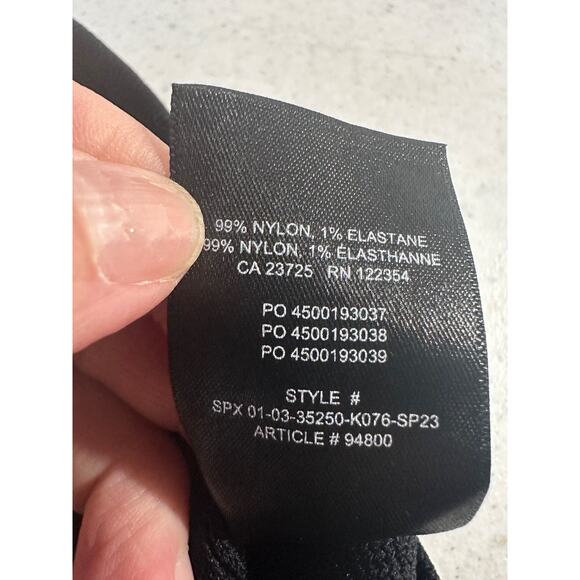 Babaton Aritzia Bustier Corset Top Sculpt Knit Womens Size S Black Crop A36 - Picture 7 of 7